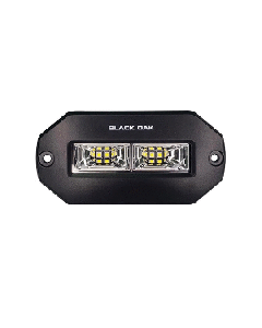 BLACK OAK 4" FLUSH MOUNT SPREADER SCENE BLACK 4BFMSL-S