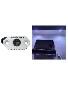 BLACK OAK MARINE ACCENT LIGHT LED WHITE HOUSING MAL-W