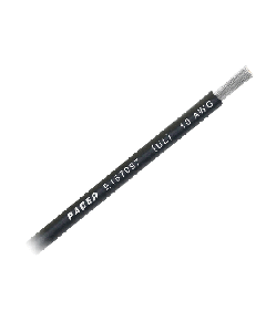 PACER BLACK 10 AWG PRIMARY  WIRE SOLD BY THE FOOT WUL10BK-FT