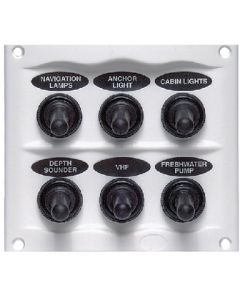 MARINCO_GUEST_AFI_NICRO_BEP SWITCH PANEL 6 GANG WHITE 900-6WPW