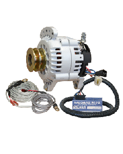 Balmar Alternator 100 AMP Kit 12V 3.15" Dual Foot Saddle Dual Pulley Regulator & Temp Sensor