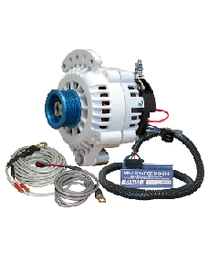 Balmar Alternator 100 AMP Kit 12V 1-2" Single Foot Spindle Mount J10 Pulley Regulator & Temp Sensor