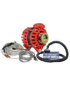 Balmar Alternator 170 AMP Kit 12V 3.15" Dual Foot Saddle K6 Pulley Regulator & Temp Sensor