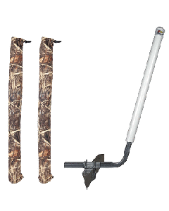CE SMITH ANGLED POST GUIDE ON 40" WHITE W/ FREE CAMO WET