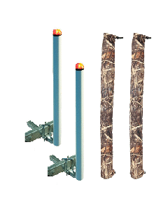 CE SMITH 40" POST BOAT GUIDE  W/ LED TOP LIGHT AND GUIDE