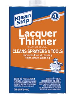 Klean Strip Lacquer Thinner Qt @4 KSP QML170W
