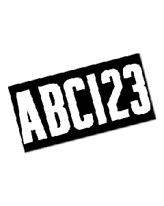 ATTWOOD LETTER & NUMBER KIT WHITE