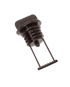 BARTON MARINE DRAIN PLUG BLACK 15MM