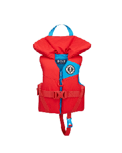 MUSTANG LIL' LEGENDS CHILD FOAM VEST IMPERIAL RED
