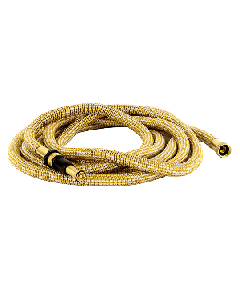HOSECOIL 75' EXPANDABLE PRO GOLD/WHITE W/BRASS TWIST