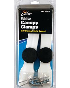 Powerwinch Canopy Clamps White 1Pr/Pk Cfr 902801W