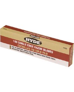 Hyde Tools Single Edge Razor Blades 100Pk Hyt 13135