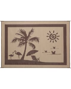 Ming's Mark Inc Mat-Beachpar 8'X11' Brown-Beig Mmi Bp8117