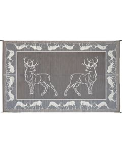 Ming's Mark Inc Mat-Deer 9'X12' Blk-Brn-Beige Mmi Pa1