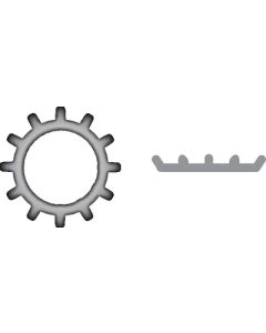 Seachoice Products 1/4 Ext Tooth L/W 410 Ss 100/B Scp 01021