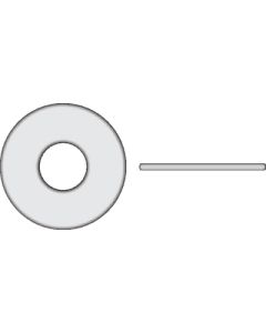 Seachoice Products #8 Flt Wsh 3/8 Od Nyl 100/Bg Scp 01027