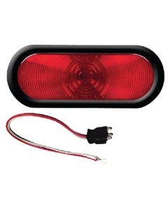 Seachoice Products Sealed Tail Light 6  Oval Red Scp 52931