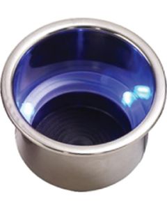 Sea-Dog Blue Led Drink Holder W/Drain Sdg 5880741