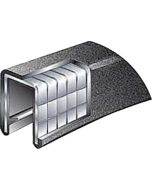 Taco Metals 1/4  X 25' Flex Trim Black TAC V301008B251