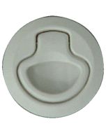 Teak Isle Latch Flush Non-Locking White TIM 29200