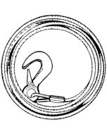 Powerwinch 7/32 X50' Cable W/Hook Carded PWR P7185400AJ