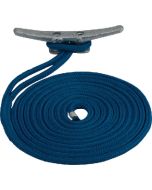 Sea-Dog Premium Double Braided Nylon Dock Line  3/8" X 20' Black SDG 302110020BK1