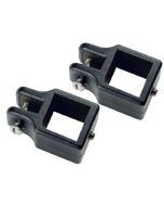 Seachoice Jaw Slide-1 -Square Black SCP 76361