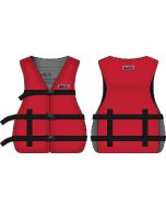 SEACHOICE RED ADULT VEST 85453