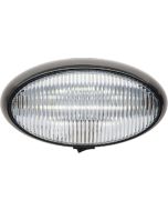 FULTYME RV LED PORCH OVAL BLK BASE CLEAR 1173