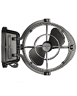 Caframo Sirocco Ii 12-24V 3-Speed 7" Gimbal Fan Black