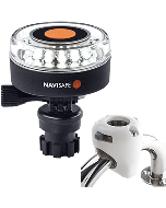 Navisafe Navilight 360° 2NM White w/Navimount Base & Rail Mount - White 040KIT3