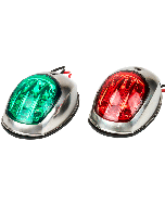 Sea-Dog Stainless Steel LED Navigation Lights - Port and Starboard 400070-1