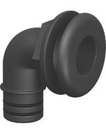 FLOW RITE 1-1/8  THRU-HULL ELBOW THREADD MA-044-QLB