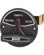 FLOW RITE RECIRC/EMPTY/AUTO BK/WHT LETT MPC-1-03-100