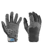 MUSTANG TRACTION CLOSED FINGER GLOVES LARGE GRAY-BLUE MA600302-269-L-267