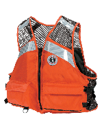Mustang Industrial Mesh Vest - Orange - MV1254T1-2-S/M-216