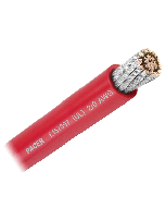 PACER RED 2/0 AWG BATTERY  CABLE SOLD BY THE FOOT WUL2/0RD-FT
