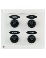 MARINCO_GUEST_AFI_NICRO_BEP SWITCH PANEL 4 GANG WHITE 900-4WPW