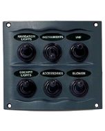 MARINCO_GUEST_AFI_NICRO_BEP SWITCH PANEL 6 GANG GRAY 900-6WP